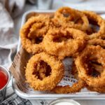 Cheesy onion rings